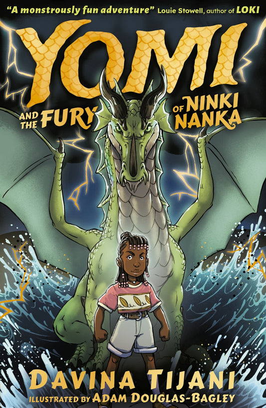 Yomi and the Fury of Ninki Nanka The Nkara Chronicles, Book 1  Author: Davina Tijani, Illustrator: Adam Douglas-Bagley