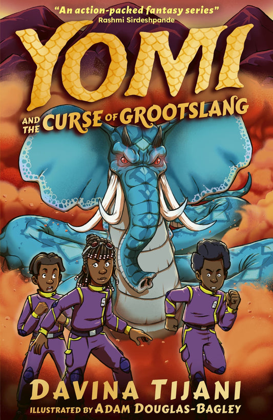 Yomi and the Curse of Grootslang The Nkara Chronicles, Book 3  Author: Davina Tijani, Illustrator: Adam Douglas-Bagley