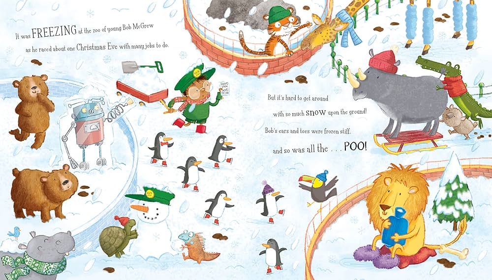 little tiger Poo in the Zoo: Merry Poop-Mas! By Steve Smallman Illustrated by Ada Grey