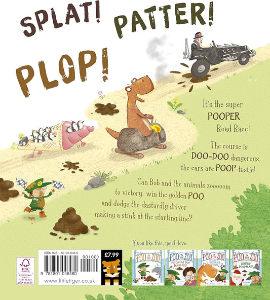 little tiger Poo in the Zoo: The Super Pooper Road Race  by Steve Smallman (Author), Ada Grey (Illustrator)