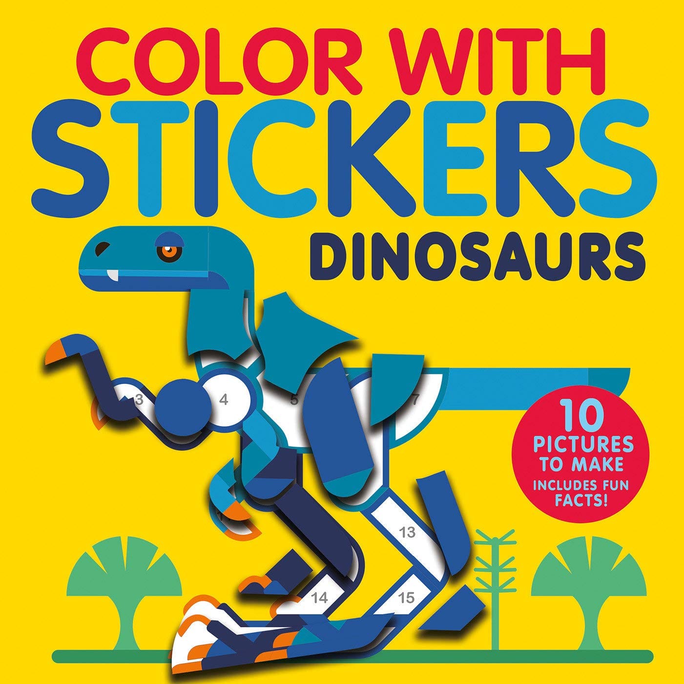little tiger Stickers books Color with Stickers: Dinosaurs  Paperback  by Jonny Marx (Author), Tiger Tales (Compiler)