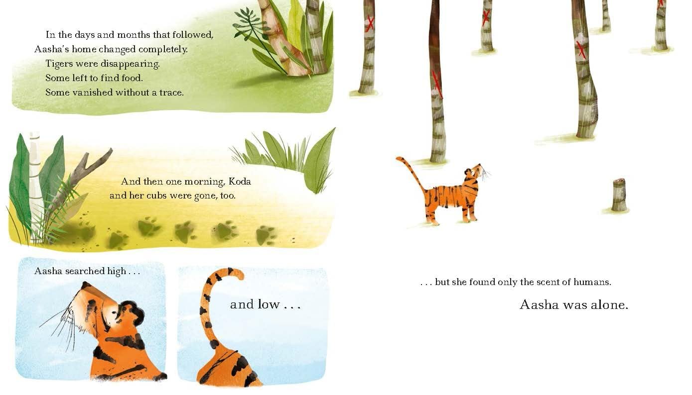 little tiger The Last Tiger: A Story of Hope  Becky Davies (Author), Jennie Poh (Illustrator)