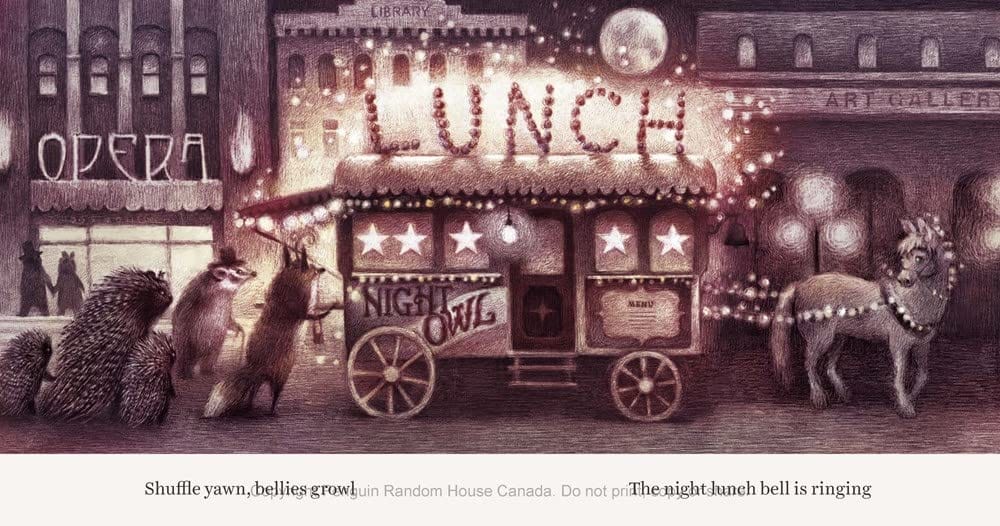 T&H Night Lunch  (Hardcover) by Eric Fan (Author), Dena Seiferling (Illustrator)