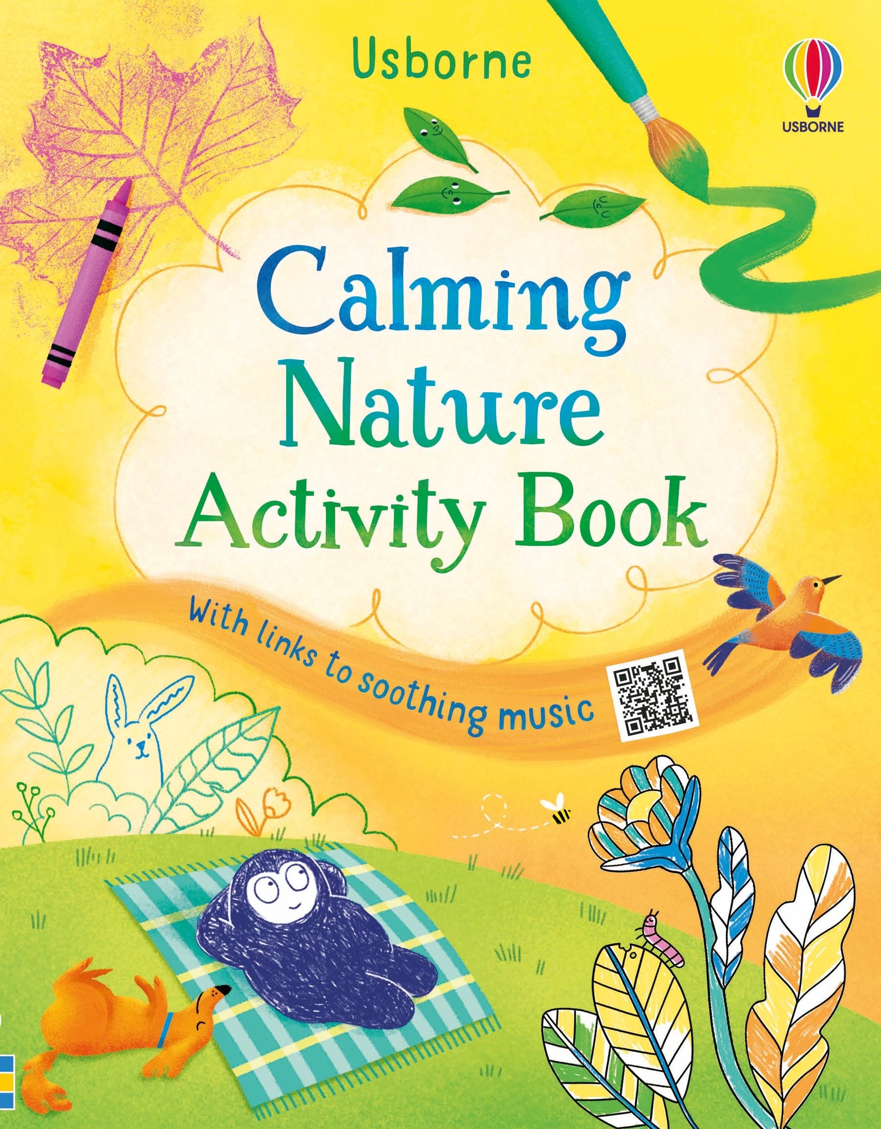 Usborne Calming Nature Activity Book Alice James, Lizzie Cope  Illustrated by Heloise Mab, Ada Crowe