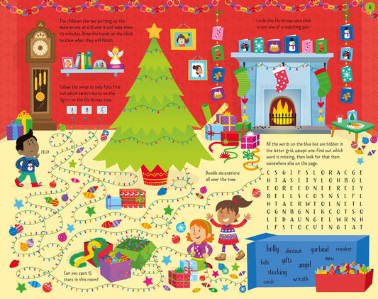 Usborne Christmas Activities Phillip Clarke, Sam Smith  Illustrated by Various