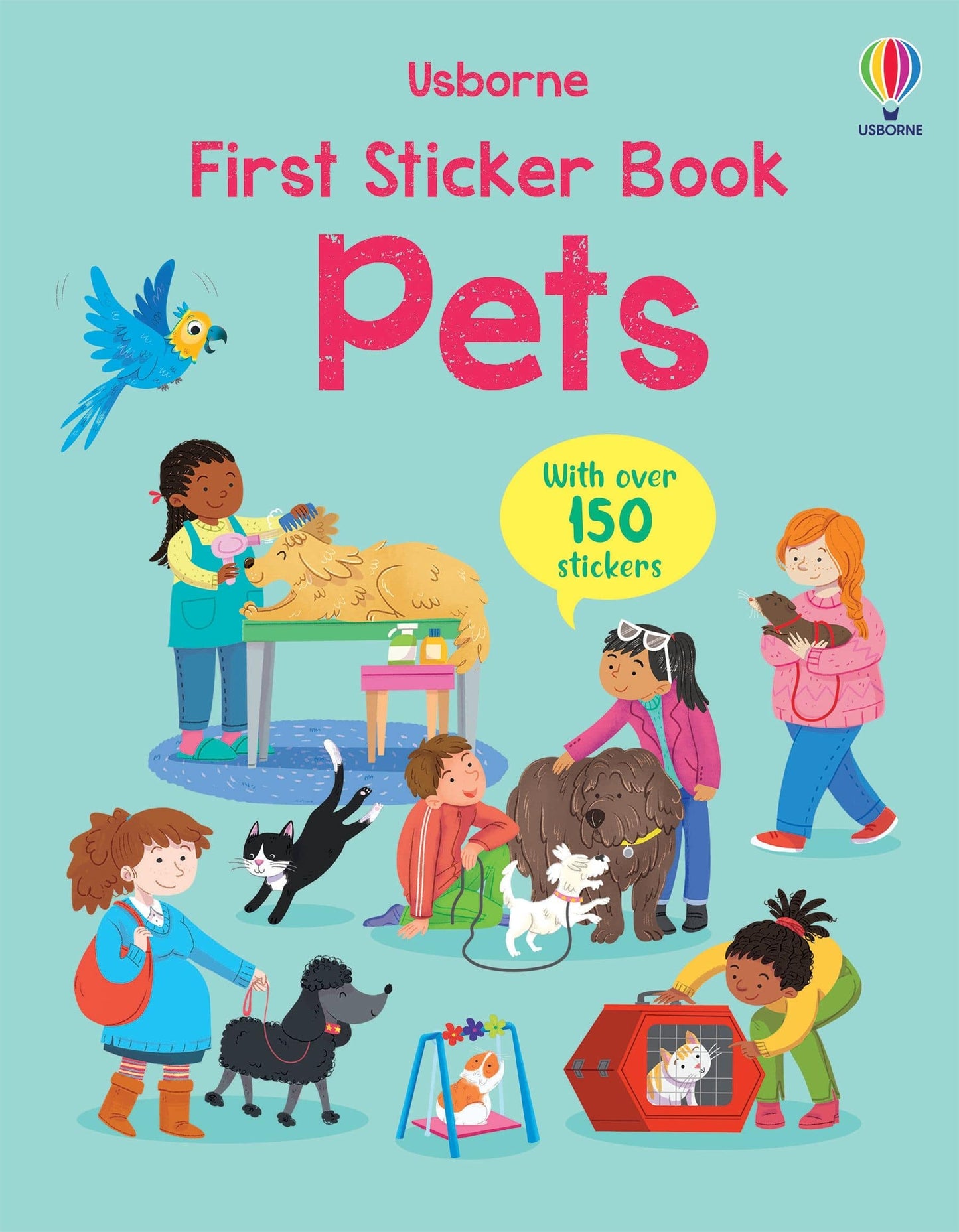 Usborne First Sticker Book Pets Kristie Pickersgill  Illustrated by Manuela Berti