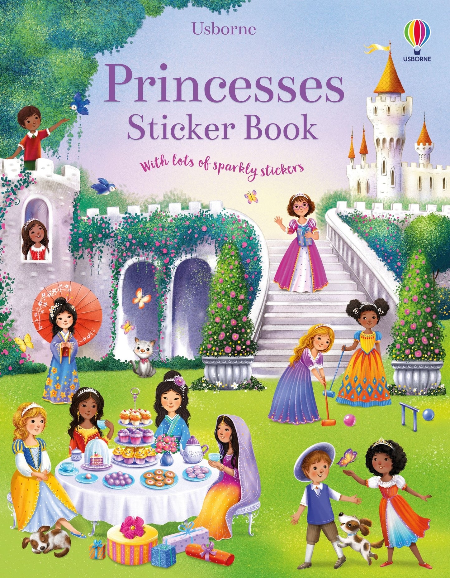Usborne Princesses Sticker Book Fiona Watt  Illustrated by Elzbieta Jarzabek