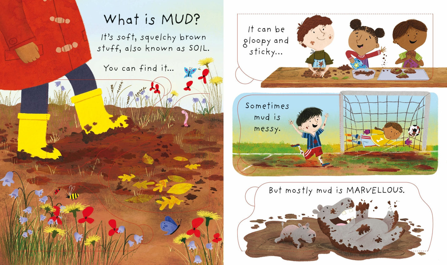 Usborne Very First Questions and Answers: What is mud? Katie Daynes  Illustrated by Mark Chambers