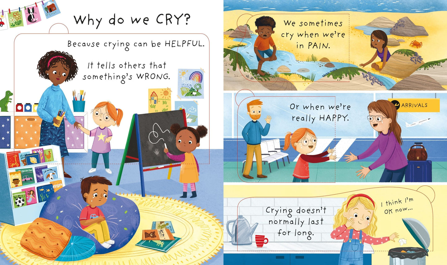 Usborne Very First Questions & Answers: Why do I (sometimes) feel sad? Katie Daynes  Illustrated by Amy Willcox