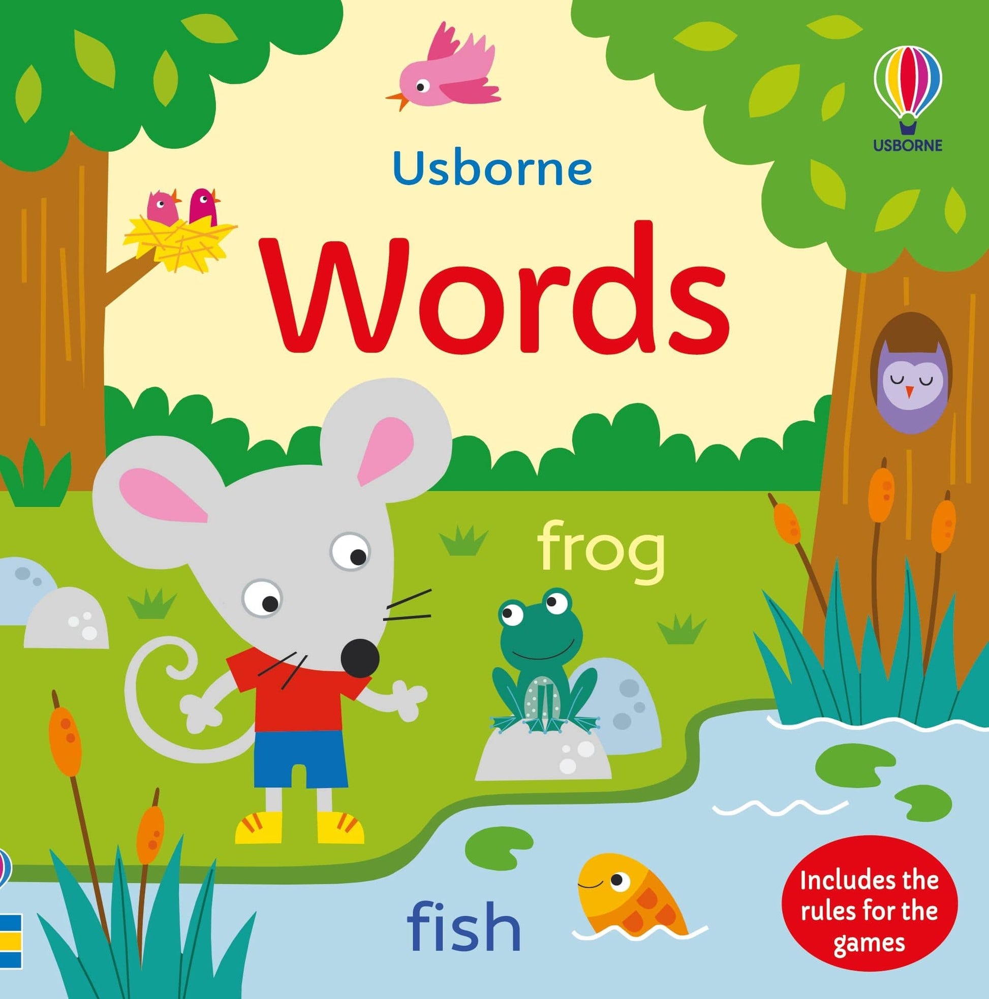 Usborne Words Matching Games and Book Kate Nolan  Illustrated by Jayne Schofield