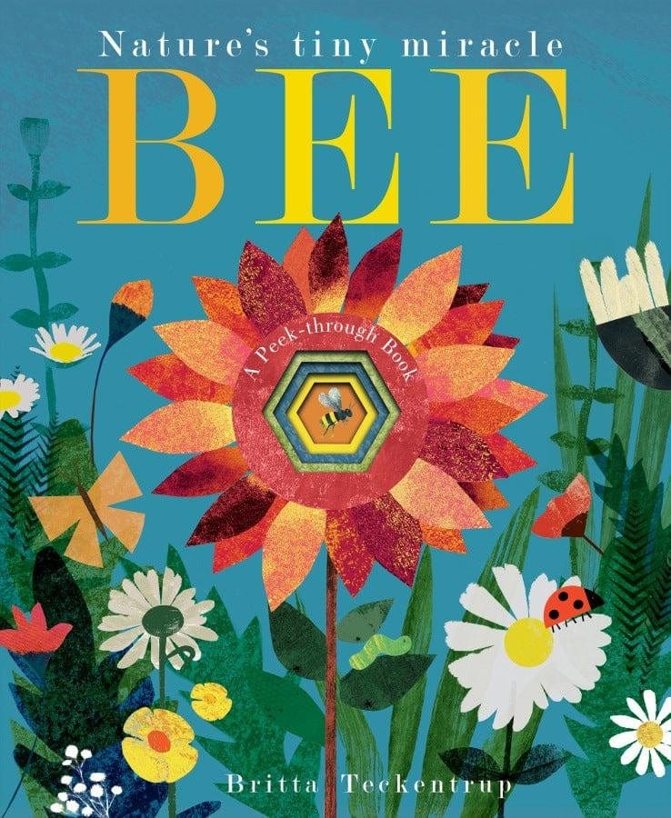 Book Bag Doha  Bee Nature's tiny miracle  Author: Patricia Hegarty, Illustrator: Britta Teckentrup