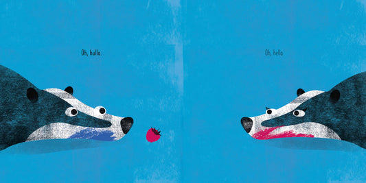 Book Bag Doha  Blue Badger and the Beautiful Berry ByHuw Lewis Jones