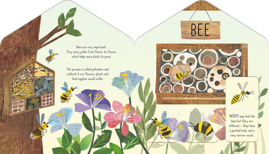 Book Bag Doha  Bug Hotel A Clover Robin Book of Nature  Author: Libby Walden, Illustrator: Clover Robin