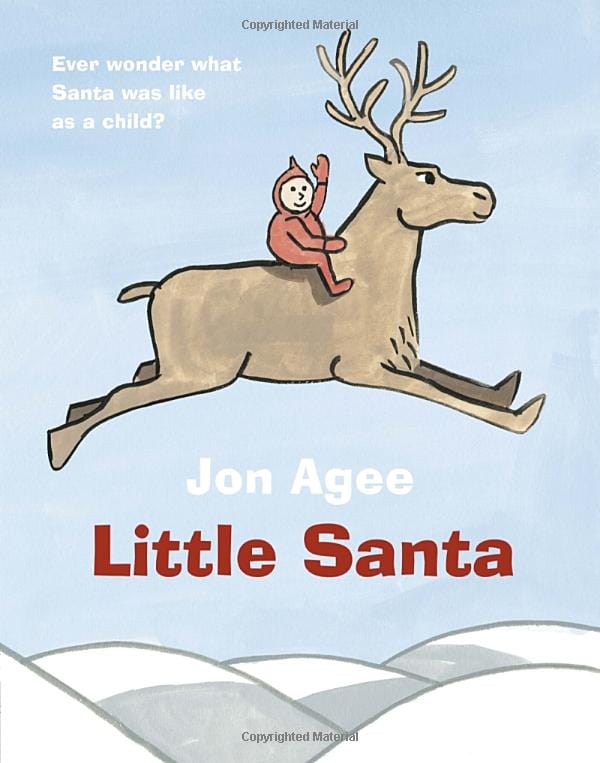 Book Bag Doha  Little Santa board book by Jon Agee  (Hardcover)