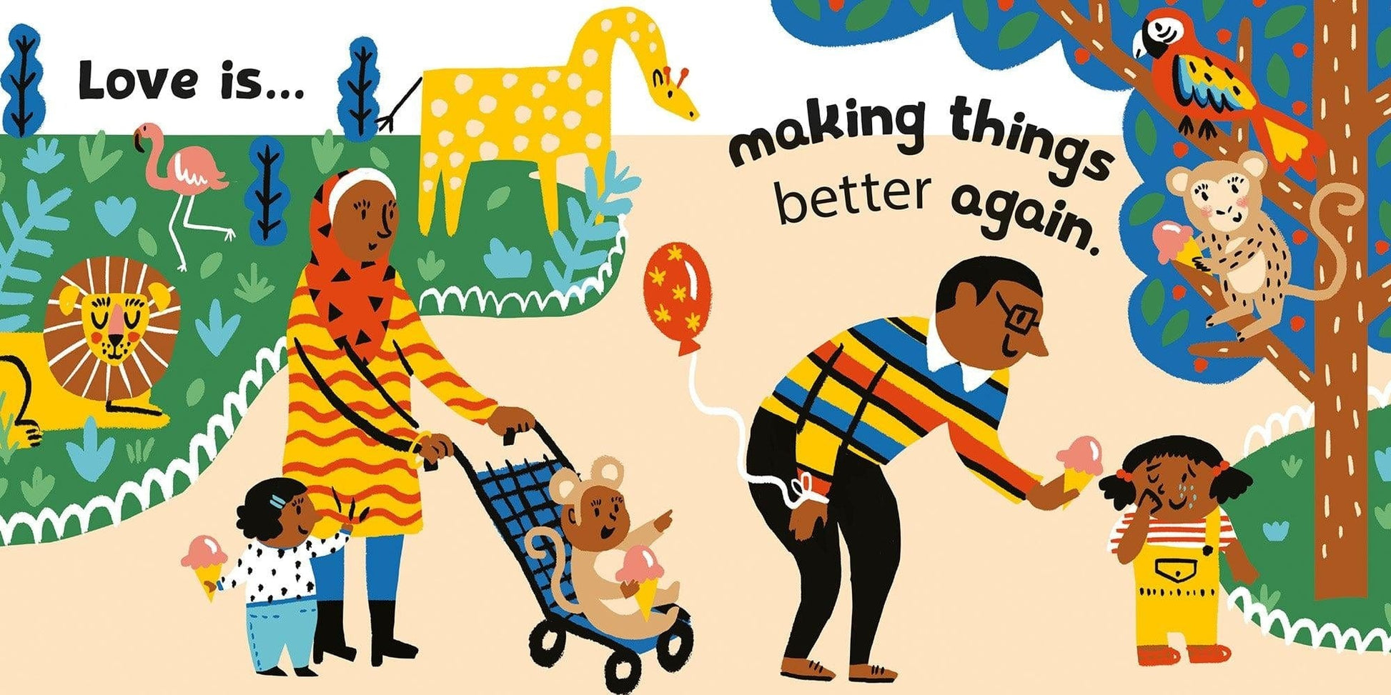 Book Bag Doha  Love Makes a Family Author: Sophie Beer
