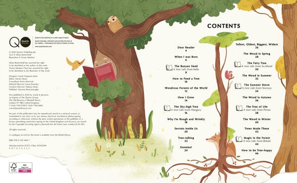 Book Bag Doha  The Secret Life of Trees. By Moira Butterfield
