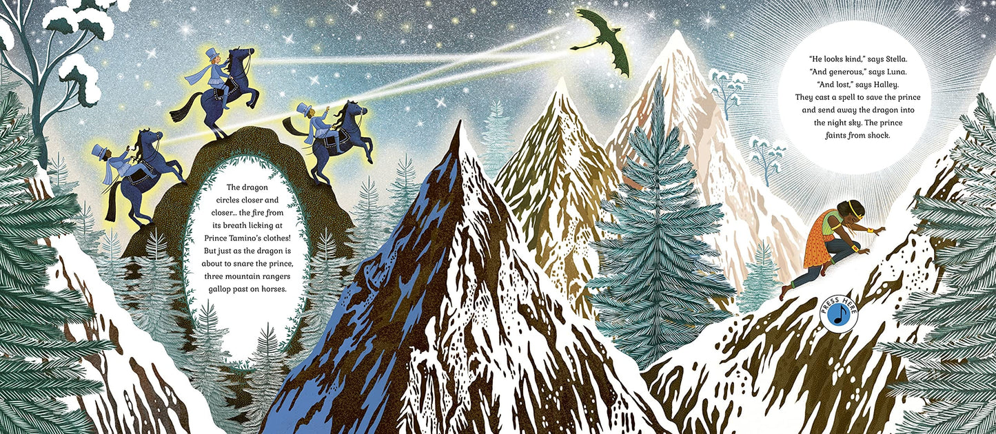 Book Bag Doha  The Story Orchestra: The Magic Flute: Press the note to hear Mozart's music Hardcover  by Katy Flint (Author), Jessica Courtney-Tickle  (Illustrator)