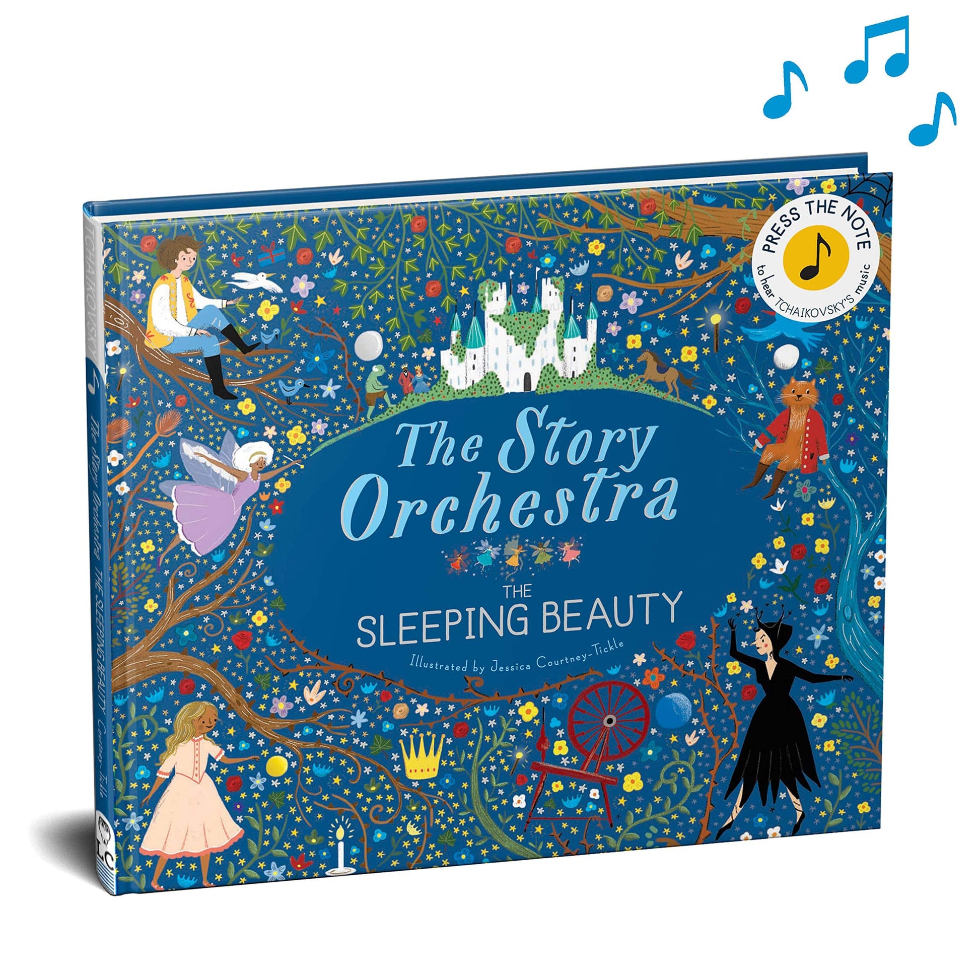Book Bag Doha  The Story Orchestra: The Sleeping Beauty: Press the note to hear Tchaikovsky's music:Hardcover  by Jessica Courtney Tickle  (Author)
