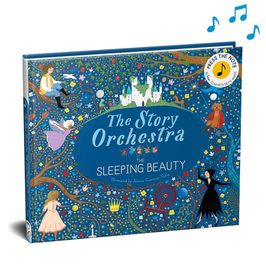 Book Bag Doha  The Story Orchestra: The Sleeping Beauty: Press the note to hear Tchaikovsky's music:Hardcover  by Jessica Courtney Tickle  (Author)