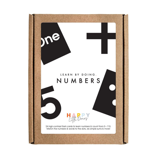 Happy little doers LEARN NUMBERS FLASHCARDS
