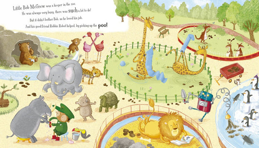 little tiger The Great Poo Mystery Poo in the Zoo  Author: Steve Smallman, Illustrator: Ada Grey