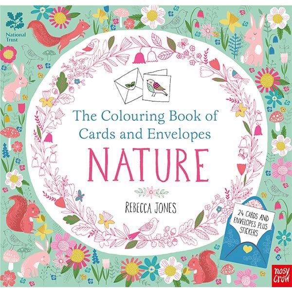 Nosy Crow The Colouring Book of Cards and Envelopes: Nature