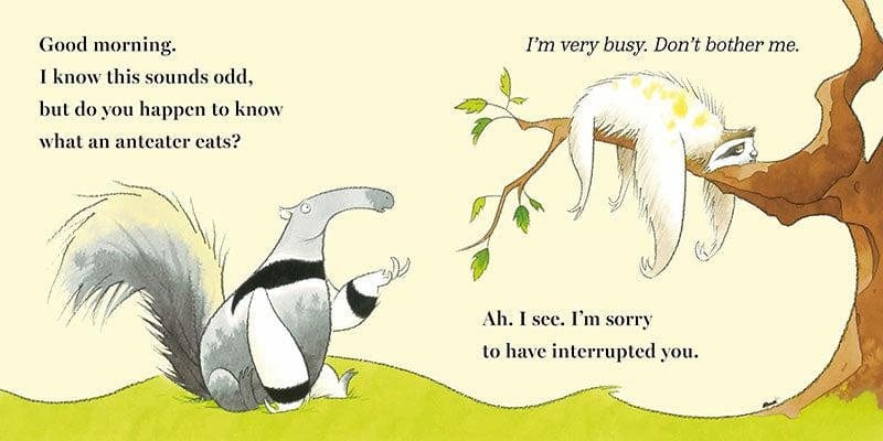 Nosy Crow What Does An Anteater Eat? By Ross Collins