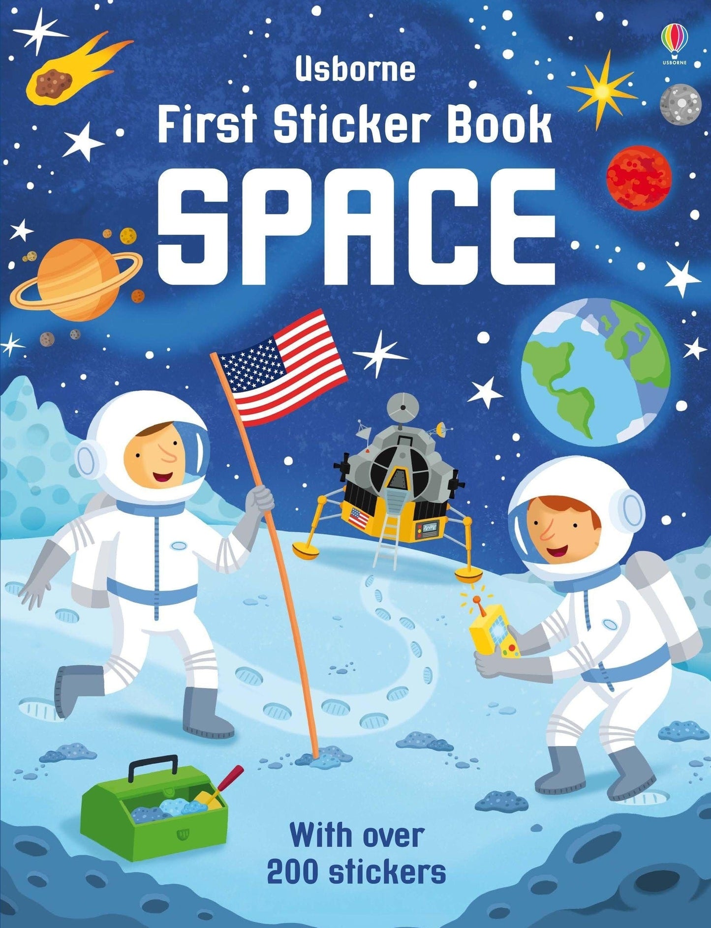 Usborne First Sticker Book Space Sam Smith  Illustrated by Alistar  Age 3+