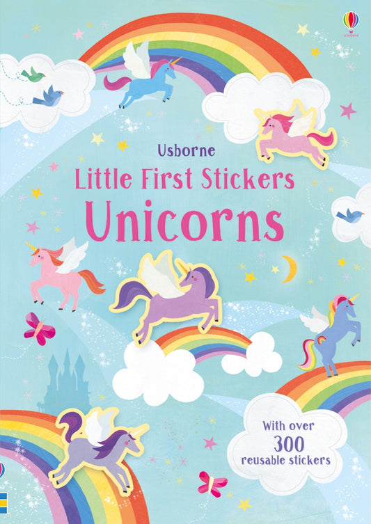 Usborne Little First Stickers Unicorns Hannah Watson  Illustrated by Melanie Mikecz