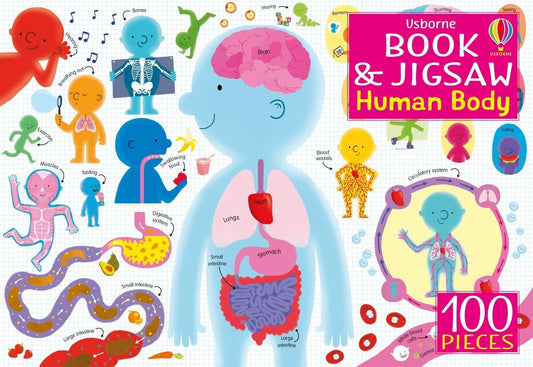 Usborne Usborne Book and Jigsaw Human Body Sam Smith  Illustrated by Tony Neal