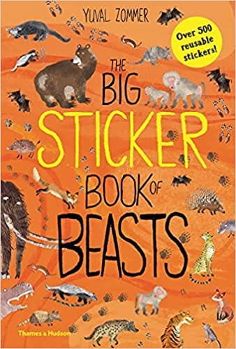 Yuval Zommer Stickers books The Big Sticker Book of Beasts
