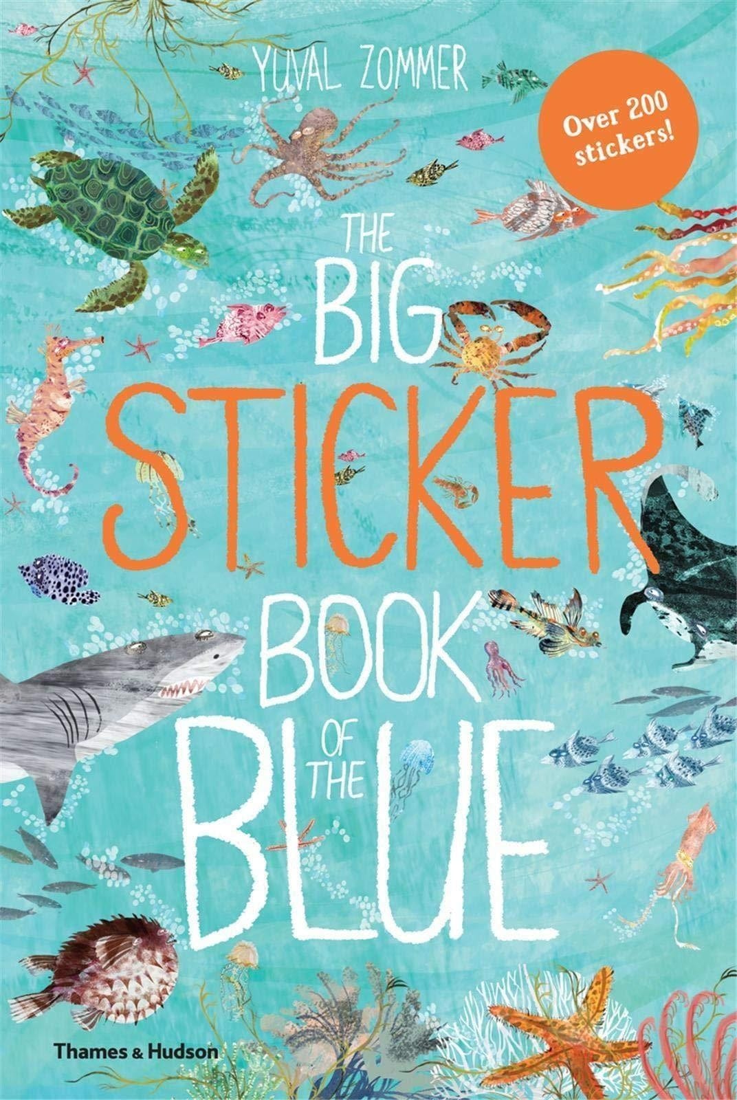 Yuval Zommer Stickers books The Big Sticker Book Of The Blue
